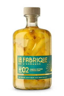 Punch Au Rhum Aoc De Martinique Ananas Victoria Citron Vert La Fabrique 32% 70cl
